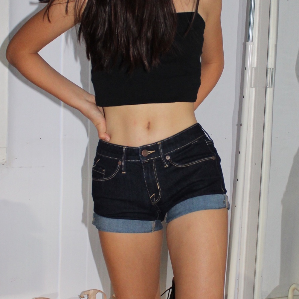 DENIM SHORTS